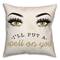I'll Put A Spell On You Eyes Throw Pillow